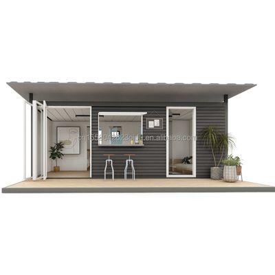 EU Dos dormitorios con cocina Sala de estar Baño Diseño 2024 Estilo Casa móvil desmontable
