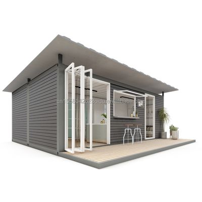 EU Dos dormitorios con cocina Sala de estar Baño Diseño 2024 Estilo Casa móvil desmontable