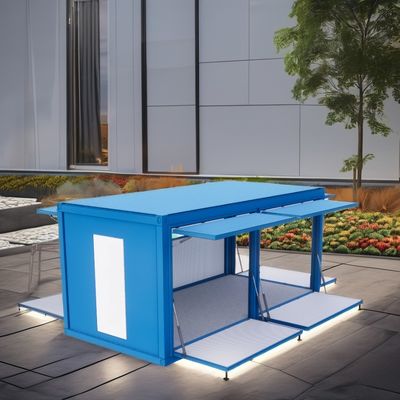 Color personalizado Tienda de contenedores expandibles de 10 pies 20 pies Camión de comida emergente Casas prefabricadas para bar Tienda de café Tienda de venta al por menor Actividad bar