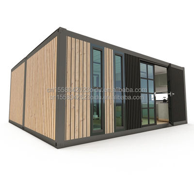 Casa Móvil Desmontable Personalizable UE Dos Dormitorios Dos 20 pies Casa de contenedores prefabricada para la vida personalizada