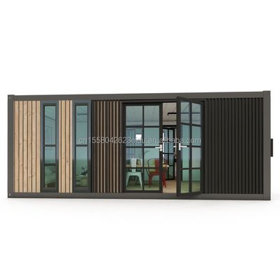 Casa Móvil Desmontable Personalizable UE Dos Dormitorios Dos 20 pies Casa de contenedores prefabricada para la vida personalizada
