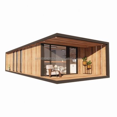 Acero galvanizado con flexión portátil Modular 2-3 dormitorios Prefabricado Flat Pack Cabina de jardín móvil Hoteles Villas Casas prefabricadas