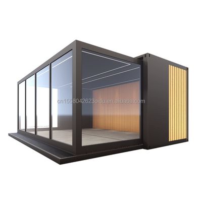 Estructura principal Tubos cuadrados de acero galvanizado 20ft 40ft Casa de contenedores de envío extensible para dos dormitorios en Australia
