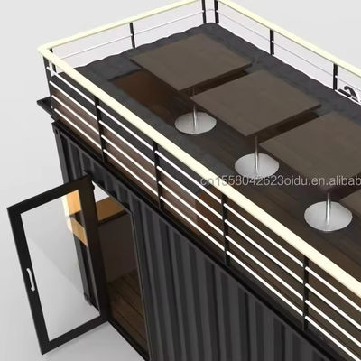Color personalizado de acero galvanizado de flexión 180g Restaurante de comida rápida y tienda pop-up Mini tienda tienda móvil pequeña con ruedas