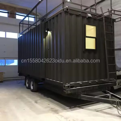 Color personalizado de acero galvanizado de flexión 180g Restaurante de comida rápida y tienda pop-up Mini tienda tienda móvil pequeña con ruedas