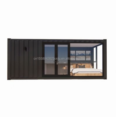50/75/100mm Panel Sandwich de onda Pared Moderno 20 pies EU Casas de contenedores prefabricadas Casa de madera Jardín independiente Apartamento para hotel