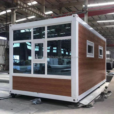 Oficina de contenedores de hogar modular de color personalizado para estilo lujoso 20 pies mini prefabricado de contenedores integrados