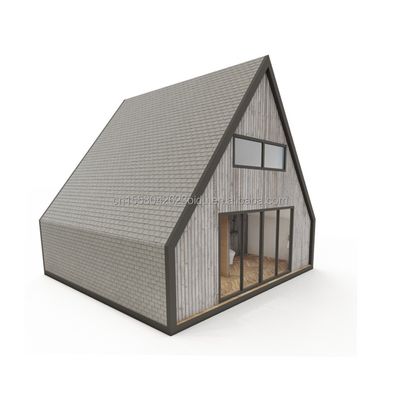 Estructura de acero triangular moderna de la UE Casa de contenedores de paquetes planos Diseño para casas de madera dentro de 20 pies o 40 pies Aplicación de centro comercial