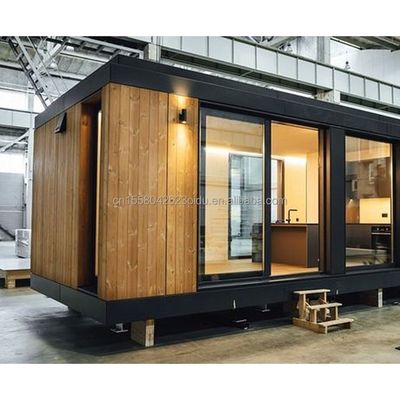 20 pies hogar móvil jardín estudio prefabricado de acero personalizable contenedor de la casa con pared 50/75/100mm onda panel de sándwich