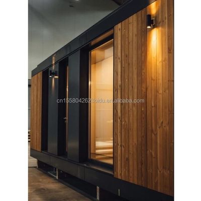 20 pies hogar móvil jardín estudio prefabricado de acero personalizable contenedor de la casa con pared 50/75/100mm onda panel de sándwich