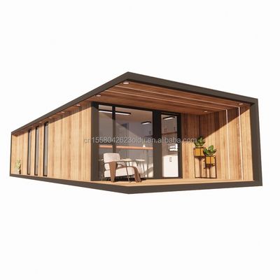 Casa de madera prefabricada de acero galvanizado de 180 gramos para una vida familiar moderna con comodidad y estilo
