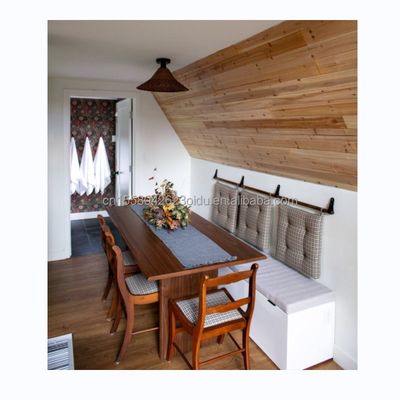 Contenedor de 20 pies o 40 pies de diseño moderno EU estructura de acero de forma triangular Casas de madera con estructura de acero en forma de A Cuadro de sala