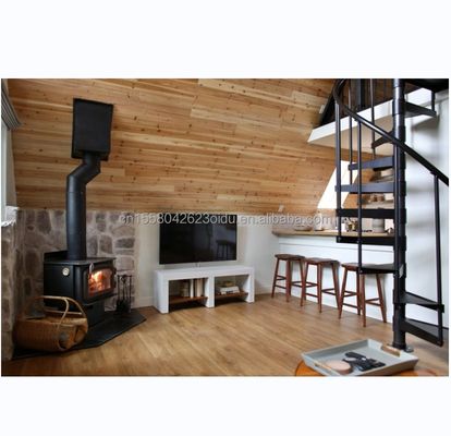 Contenedor de 20 pies o 40 pies de diseño moderno EU estructura de acero de forma triangular Casas de madera con estructura de acero en forma de A Cuadro de sala