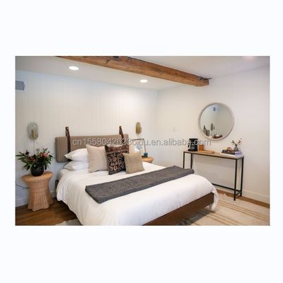 Contenedor de 20 pies o 40 pies de diseño moderno EU estructura de acero de forma triangular Casas de madera con estructura de acero en forma de A Cuadro de sala