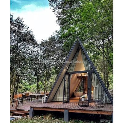Casas triangulares modernas Casas de equipo Casas modulares Casas de contenedores Casa de un marco Camper de madera Hotel Casa con color personalizado