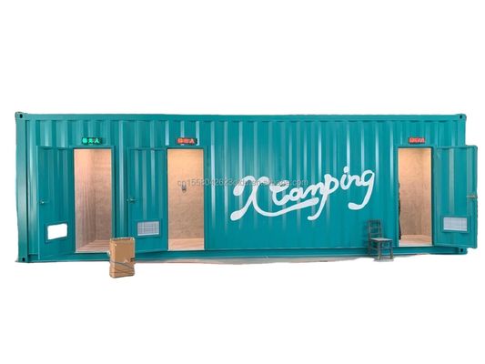 Modern 20 FT 40 FT Prefabricado Contenedor para el hogar de madera Prefabricado Restaurante al aire libre Bar de café para color personalizado