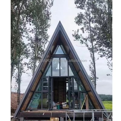 Casas triangulares modernas Casas de equipo Casas modulares Casas de contenedores Casa de un marco Camper de madera Hotel Casa con color personalizado