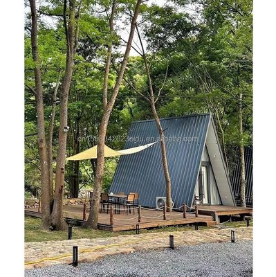 Casas triangulares modernas Casas de equipo Casas modulares Casas de contenedores Casa de un marco Camper de madera Hotel Casa con color personalizado