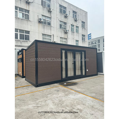 Casa de contenedores de acero expandible de 20-40 pies para Canadá Australia Color personalizado Cocina Baño Casa Aplicación de dormitorio