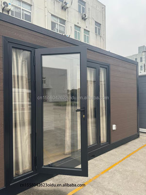 Casa de contenedores de acero expandible de 20-40 pies para Canadá Australia Color personalizado Cocina Baño Casa Aplicación de dormitorio