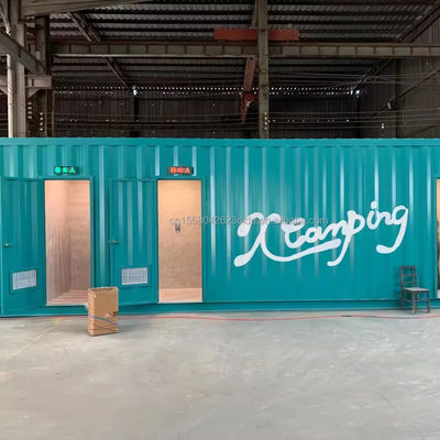 40 FT Casa prefabricada de acero expandible para portacontenedores móviles personalizables