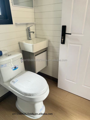 Casa de contenedores de acero expandible de 20-40 pies para Canadá Australia Color personalizado Cocina Baño Casa Aplicación de dormitorio