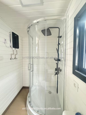Casa de contenedores de acero expandible de 20-40 pies para Canadá Australia Color personalizado Cocina Baño Casa Aplicación de dormitorio