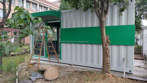40 FT Casa prefabricada de acero expandible para portacontenedores móviles personalizables