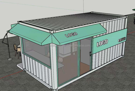 40 FT Casa prefabricada de acero expandible para portacontenedores móviles personalizables