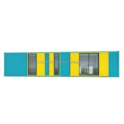 Cuadro de acero acero galvanizado doblado 180g 40FT contenedor Modular Casa de madera Casas prefabricadas