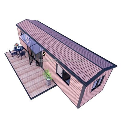 Tubos cuadrados de acero galvanizado estructura principal y ventanas de aleación de aluminio para casas de contenedores de lujo utilizadas en hoteles de villas