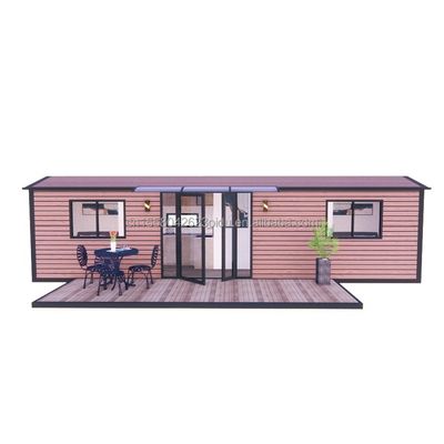 Tubos cuadrados de acero galvanizado estructura principal y ventanas de aleación de aluminio para casas de contenedores de lujo utilizadas en hoteles de villas