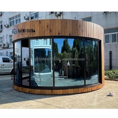 Modernas casas de madera prefabricadas de la Unión Europea con tubos cuadrados de acero galvanizado como estructura principal y color personalizado
