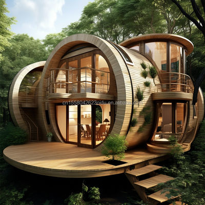 Tienda de estructura de acero familiar de 20 pies/40 pies EU Lujo de diseño moderno Casa prefabricada con cocina baño Un dormitorio