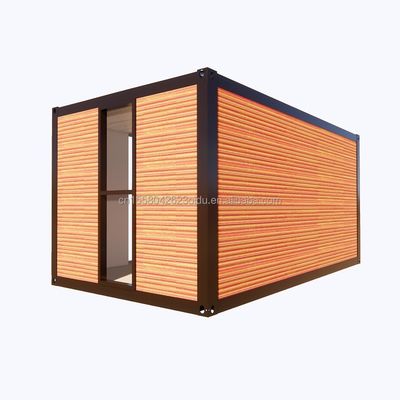 Tubos cuadrados de acero galvanizado Casas de contenedores para el parque Tienda de barbacoa Oficina Asamblea móvil portátil Bar de café Casa de madera
