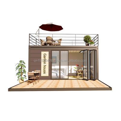 Estructura principal de acero galvanizado de lujo chino moderno Villa prefabricada de acero para un fácil montaje en el ambiente al aire libre