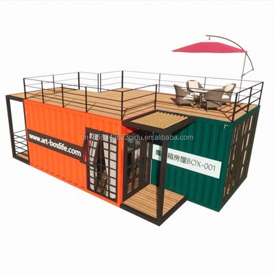Color personalizado Modelo de construcción rápida Modular Casa prefabricada Hotel Contenedor Casas con baño y cocina para hoteles