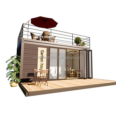 Estructura principal de acero galvanizado de lujo chino moderno Villa prefabricada de acero para un fácil montaje en el ambiente al aire libre