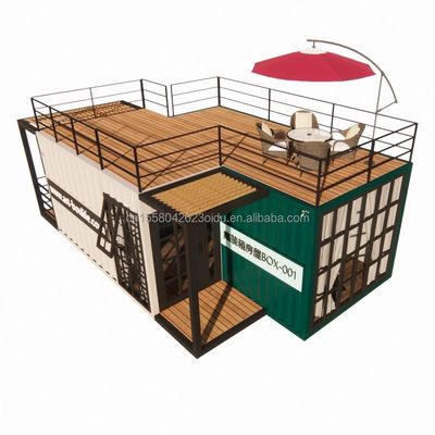 Color personalizado Modelo de construcción rápida Modular Casa prefabricada Hotel Contenedor Casas con baño y cocina para hoteles