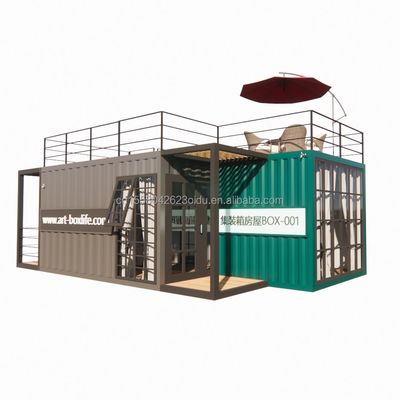 Color personalizado Modelo de construcción rápida Modular Casa prefabricada Hotel Contenedor Casas con baño y cocina para hoteles
