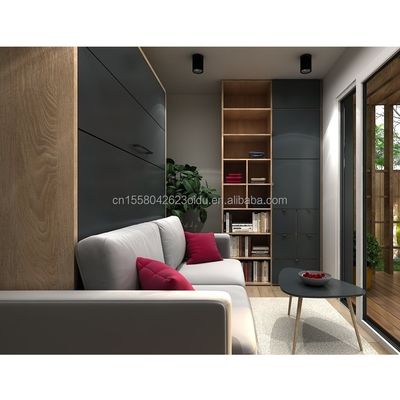 Pared de contenedor expandible 50/75/100mm Panel de sándwich de onda para contenedores de envío portátiles prefabricados de 20 pies y 40 pies al aire libre