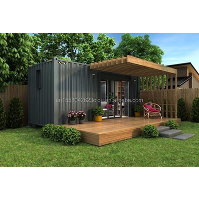 Pared de contenedor expandible 50/75/100mm Panel de sándwich de onda para contenedores de envío portátiles prefabricados de 20 pies y 40 pies al aire libre