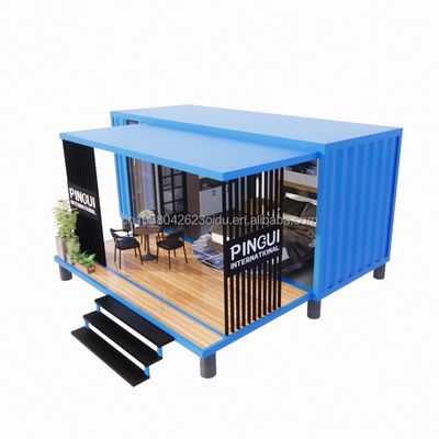 Habitación de contenedores expandible con diseño moderno y ventanas de aleación de aluminio