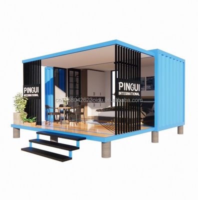 Habitación de contenedores expandible con diseño moderno y ventanas de aleación de aluminio