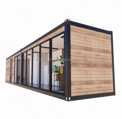 Prefabricado de madera de lujo Mini Living Portátil Contenedor Prefabricado Casas con dormitorio Baño Cocina Salón