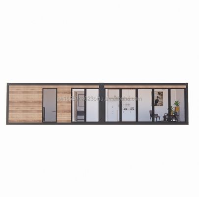 Prefabricado de madera de lujo Mini Living Portátil Contenedor Prefabricado Casas con dormitorio Baño Cocina Salón