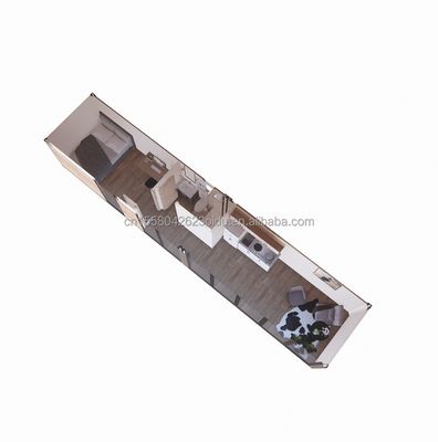 Prefabricado de madera de lujo Mini Living Portátil Contenedor Prefabricado Casas con dormitorio Baño Cocina Salón
