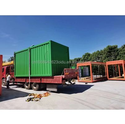 Cuadro de acero galvanizado de acero doblado 180g portable contenedor expandible Casa de estar para la vida moderna