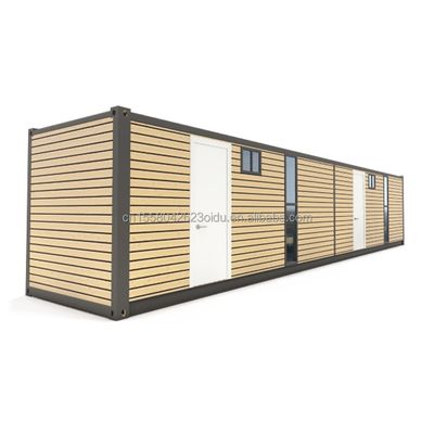 Contenedor de envío móvil con 4 dormitorios Residencial Mini Salón Pared 50/75/100mm Panel de sándwich de onda