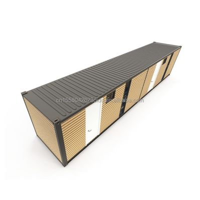 Contenedor de envío móvil con 4 dormitorios Residencial Mini Salón Pared 50/75/100mm Panel de sándwich de onda